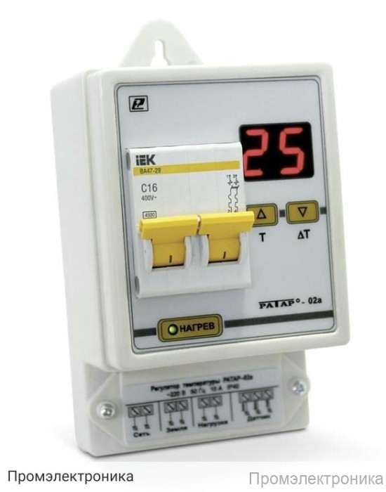 33478.700 - Ратар-02А-1 - терморегулятор для необслуживаемых помещений Ратар-02А-1 - терморегулятор для необслуживаемых помещений