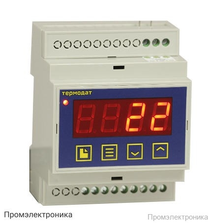 33380.700 - Термодат-10К7-Р4 - одноканальный ПИД-регулятор температуры и аварийный сигнализатор со светодиодными индикаторами Термодат-10К7-Р4 - одноканальный ПИД-регулятор температуры и аварийный сигнализатор со светодиодными индикаторами